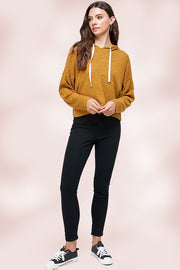 Hooded Hoodie Sweatshirt Top