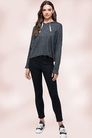 Hooded Hoodie Sweatshirt Top