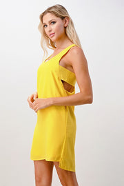 Open Side Stitch Detail Dress