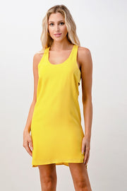 Open Side Stitch Detail Dress