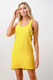 Open Side Stitch Detail Dress