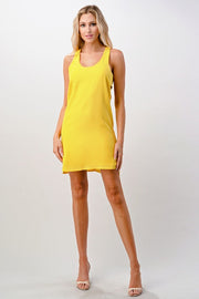 Open Side Stitch Detail Dress