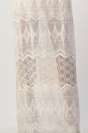 Aztec Embroidered Maxi Dress