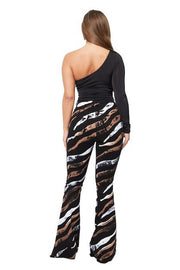 Tiger Bell Bottom Jean