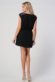 Beaded Shoulder Embellshment Tunic