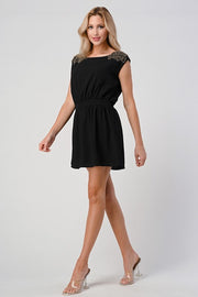 Beaded Shoulder Embellshment Tunic