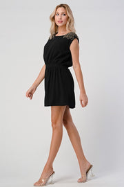 Beaded Shoulder Embellshment Tunic