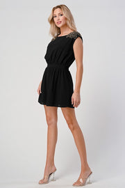 Beaded Shoulder Embellshment Tunic