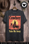 Cowboy Take Me Away Graphic Top