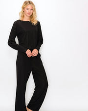 Black Lounge Wear Set