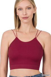 RIBBED SEAMLESS DOUBLE STRAP BRAMI