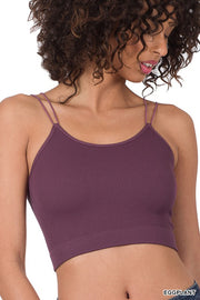 RIBBED SEAMLESS DOUBLE STRAP BRAMI