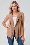 High low vest for women's