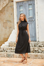 Women Casual Summer Sleeveless Halter Neck Dress