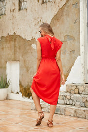 Women Casual Summer Sleeveless Halter Neck Dress