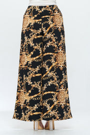 Knitted Palazzo pants in Venezia chain