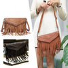 Vegan leather Tassel crossbody bags