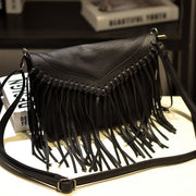 Vegan leather Tassel crossbody bags