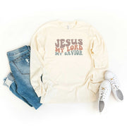 Jesus My Lord Wavy Long Sleeve Graphic Tee