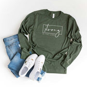 Strong In The Lord Long Sleeve Graphic Tee