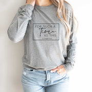 Such A Time As This Long Sleeve Graphic Tee