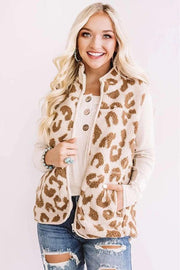 leopard furry top
