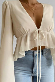 RUFFLES BLOUSE