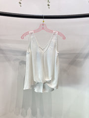 Hi low sleeveless tank top