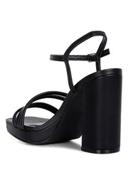 High Heel Platform Strappy Sandals