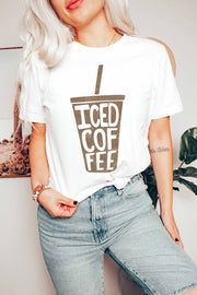 ICED COFFEE TEE PLUS SIZE