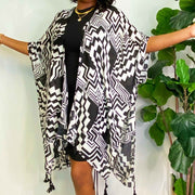 Geometric Art Kimono