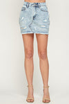 Ladies  Denim Mini Skirt