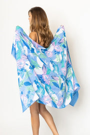 Palm Leaf Print Scarf