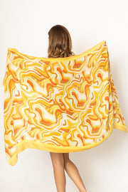 Swirl Abstract Print Scarf