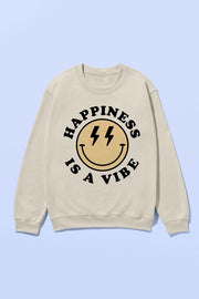 HAPPINESS IS A VIBE SWEATSHIRT PLUS SIZE