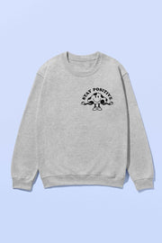 STAY POSITIVE MUSHROOM GRAPHIC SWEATSHIRT
