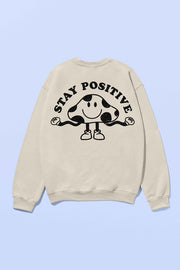 STAY POSITIVE MUSHROOM SWEATSHIRT PLUS SIZE