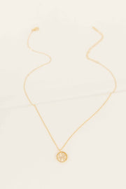 Circle Stone Necklace