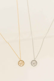 Circle Stone Necklace