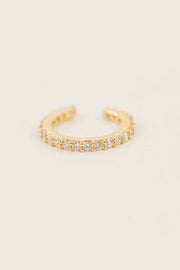 Crystal Cuff Earrings