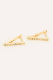 Edged Hoop Earrings