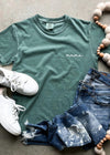 Mama Cursive Pocket Green Graphic Tee