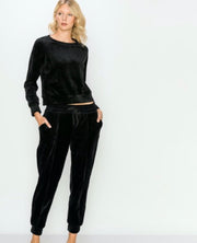 Black Velvet Lounge Wear