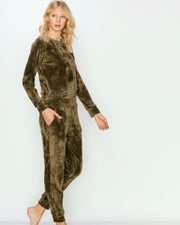 Green Velvet Lounge Set