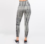 Black Tie Dye Workout Leggings