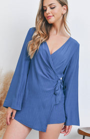 Denim Blue Romper