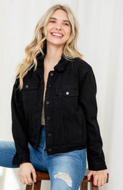 Black Jean Jacket