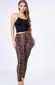 Cheetah print leggings