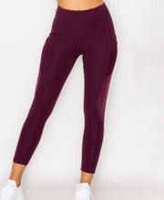 Burgundy Leggings