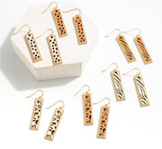 Animal Print Earrings